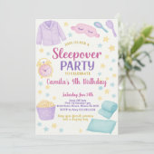 Dormir modifiable Invitation de fête d'anniversair (Debout devant)