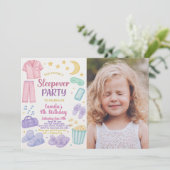 Dormir modifiable Invitation de fête d'anniversair (Debout devant)