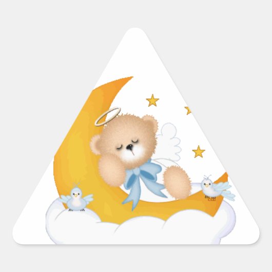 Dormir sur le Sticker de la Lune (Devant)