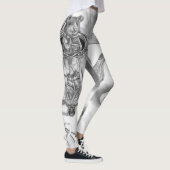Dormouse All Over Leggings Alice in Wonderland (Rechts)