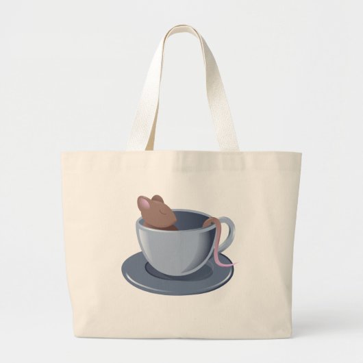 Dormouse Bag Grote Tote Bag (Voorkant)