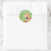 Dormouse Dinner sticker - personnaliser! (Sac)