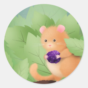 Dormouse Dinner sticker - personnaliser!