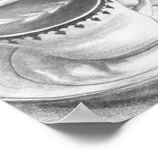 Dormouse Poster Alice in het Wonderland Poster (Hoek)