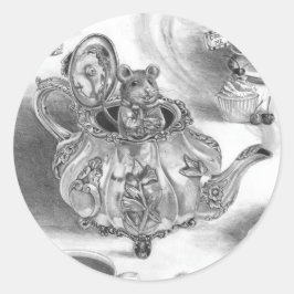 Dormouse Sticker Alice in Wonderland Sticker