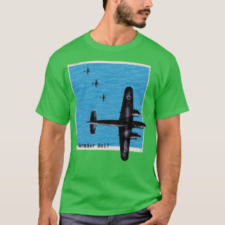 Dornier Do17 WO2 bommenwerper vliegtuig boven de o T-shirt