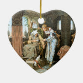 Dornröschen - Sleeping Beauty - Grimm Märchen Keramisch Ornament (Achterkant)