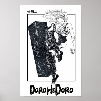 Dorohedoro Nikaido Design Poster