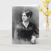Dorothea DIx Mental Health Reformer Nurse Suffrage Kaart (Gele Bloem)