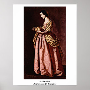 Dorothea van Zurbaran De Francisco Poster