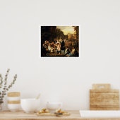 Dorothea's Farewell, van Goethe's Hermann and Do Poster (Keuken)