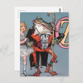 "Dorothy and Frogman" door John R Neill Briefkaart (Voorkant / Achterkant)