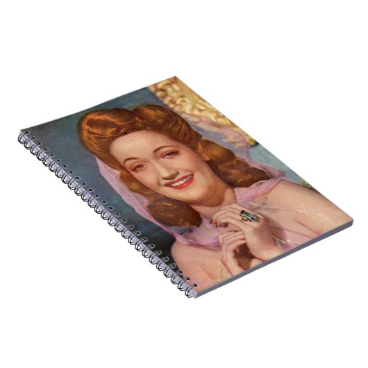 Dorothy Lamour 1940s ster van de 'Road' afbeelding Notitieboek (Rechterzijde)