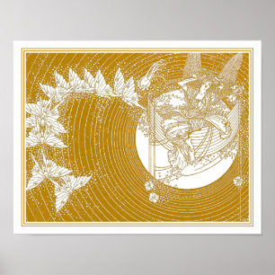 Dorothy Lathrop over droombeeld Poster