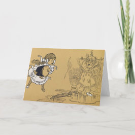 Dorothy melting Wicky Wizard of Oz Kaart