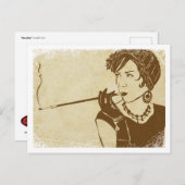 "Dorothy" ~ Roaring 20's Briefkaart (Voorkant / Achterkant)