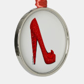Dorothy Ruby Pump Holiday Ornament (Rechts)