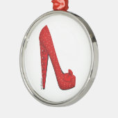 Dorothy Ruby Pump Holiday Ornament (Links)