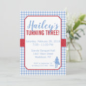 Dorothy Wizard of Oz Anniversaire Invitation (Debout devant)