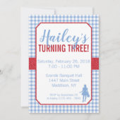 Dorothy Wizard of Oz Birthday Uitnodiging (Voorkant)