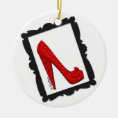 Dorothy's Framed Ruby Red Heel Ornament (Voorkant)
