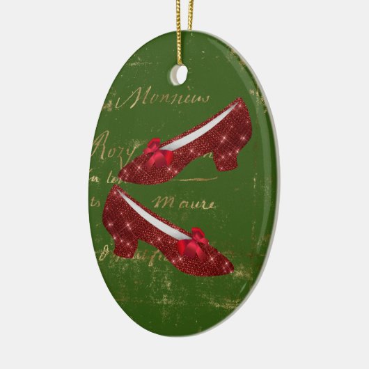 Dorothy's Ruby Slippers Keramisch Ornament (Links)