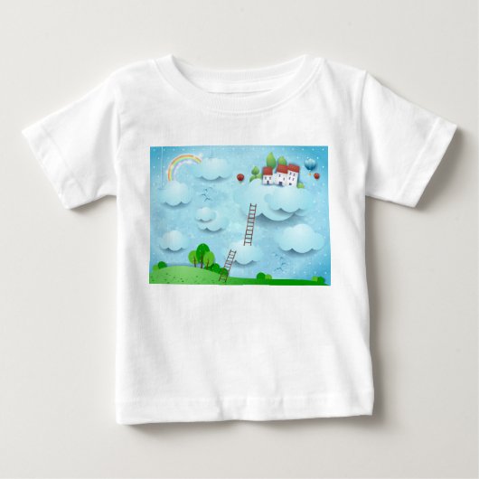 Dorp boven de wolken (Voorkant)