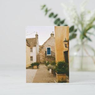 Dorp Culross, Fife, Schotland Feestdagenkaart