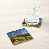 dorp Dolomites in het onderzetter herfst (Insitu)