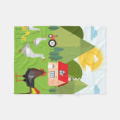 dorp fleece deken (Voorkant (Horizontaal))