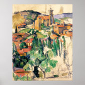 dorp Gardanne, Paul Cézanne Poster (Voorkant)