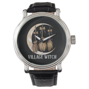Dorp Heks Gothic Occult Wicca Heidens Natuur Horloge