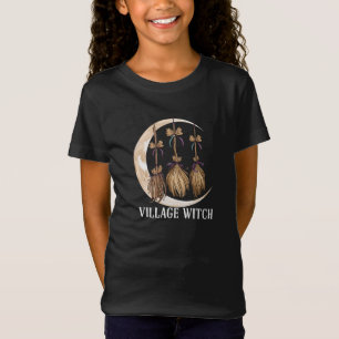 Dorp Heks Gothic Occult Wicca Heidense Natuur T-shirt