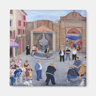 dorp in Provence Magneet