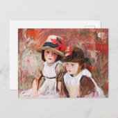 Dorp Kinderen, beroemde portretschildering Briefkaart (Voorkant / Achterkant)