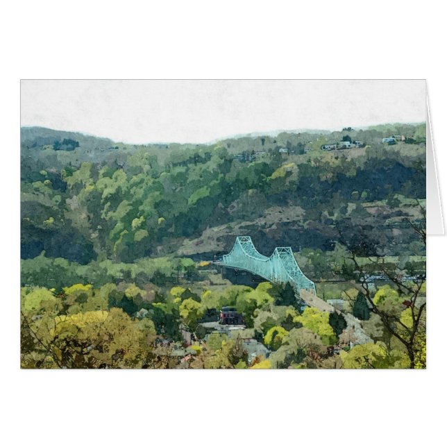 dorp Sewickley Art Print (Voorkant Horizontaal)