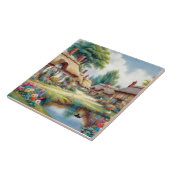 dorp tegeltje (Zijkant)