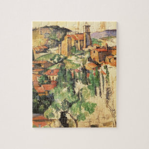 Dorp van Gardanne door Paul Cezanne,  kunst Legpuzzel