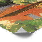 Dorp van Gardanne door Paul Cezanne,  kunst Poster (Hoek)