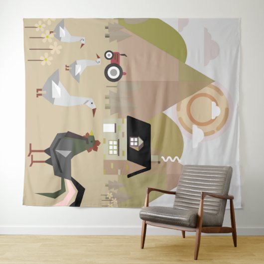 dorp wandkleed (In Situ (horizontaal))