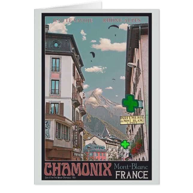 Dorpdorp Chamonix (zwart) (Voorkant)