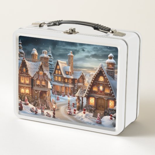  dorpje op kerstnacht (Voorkant)