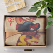 Dorpscène door Amrita Sher-Gil Tissuepapier (Geschenk)