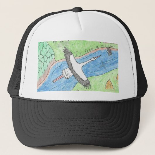 Dorpse Sfeer Trucker Pet (Voorkant)
