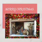 dorpsgeboorte feestdagenkaart (Voorkant / Achterkant)