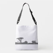 dorpsgezicht crossbody tas (Achterkant)