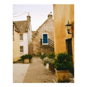 Dorpskern van Culross, Fife, Schotland  Foto Afdruk