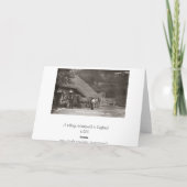 Dorpssmid verjaardagskaart kaart (Achterkant)