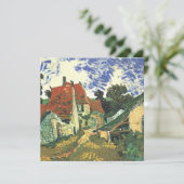 Dorpstraat in Auvers door Vincent van Gogh (Staand voorkant)
