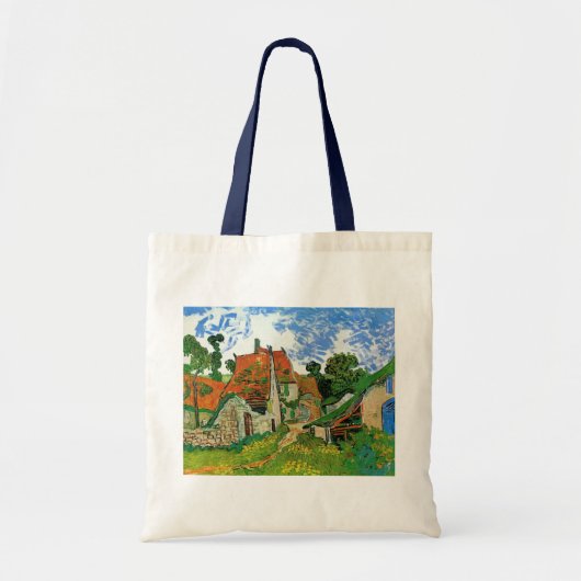 Dorpstraat van Vincent van Gogh Tote Bag (Voorkant)